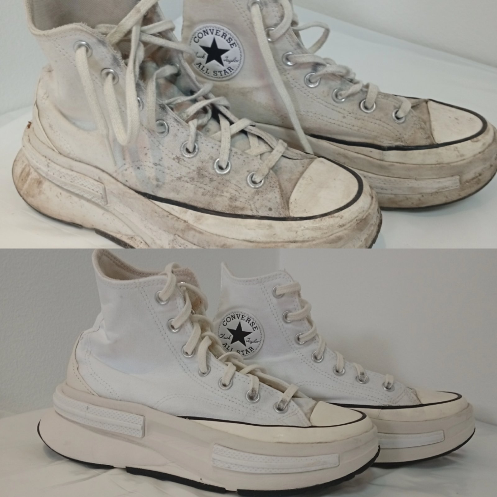 Patike Converse pre i posle pranja
